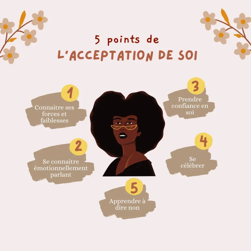 5 points de l'acceptation de soi